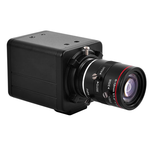 Vanxse 2K 4MP HD Mini CCTV POE WDR AI Box Bullet Netwok IP Security Camera 1/1.8" 6-12mm F1.6 Varifocal Lens Human Vehicle Motion Detection Face