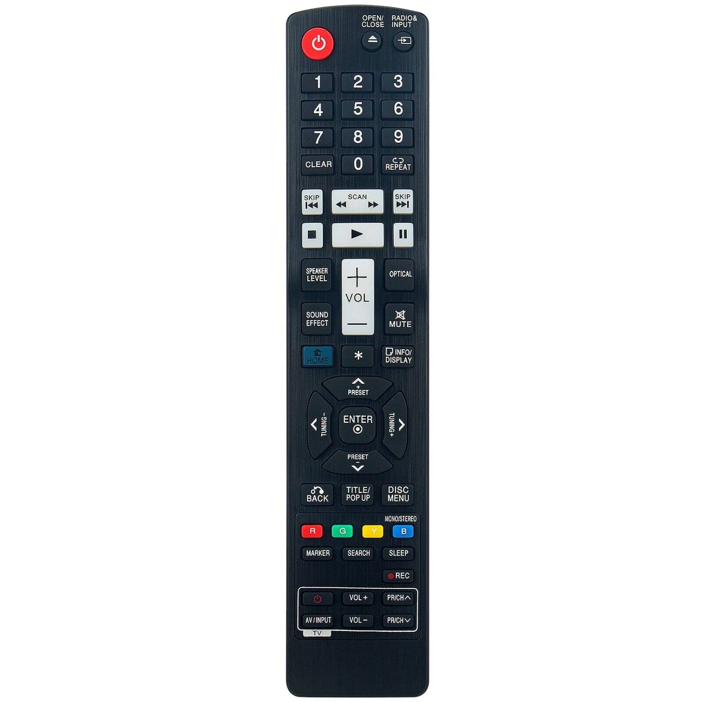 NTQinParts Remote Control Controller Replacement for LG Blu-ray Home Theater HX906PA HX906CB HX906SB