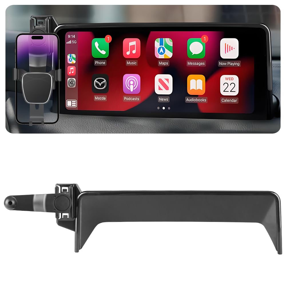 LUNQIN Car Phone Holder for Mazda CX-5 2021 2022 2023 2024 2025?10.25-inch Screen? Auto Accessories Navigation Bracket Interior Screen Decoration Dash