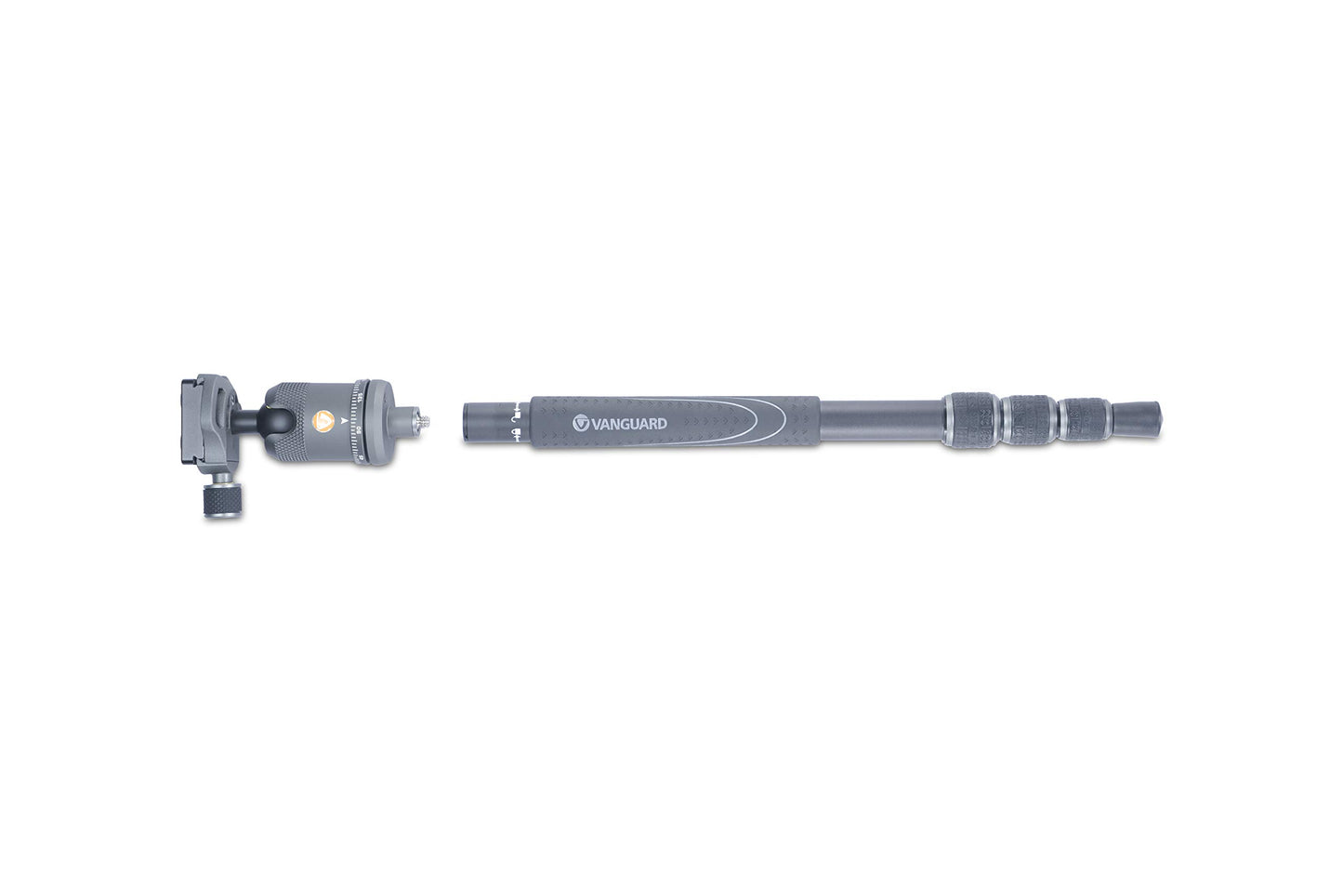 Vanguard VEO2S204AB Aluminum Travel Tripod with Ball Head, Monopod Option, Smart Phone Holder, Spiked Feet, and Tripod Bag