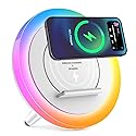 SIDVAR Bluetooth Speaker Night Lightsr,Wireless Charging Modern Speaker,Best Teenage Birthday Gift Ideas Tween Girls Gifts?10W Wireless Charging?