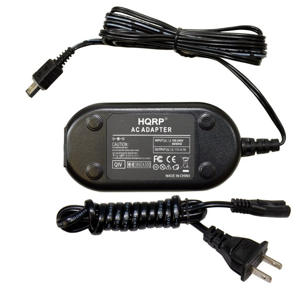 HQRP AC Adapter Charger Compatible with JVC GR-DF550U GR-D395U GR-D745 GZ-HD320BUS GZ-MG670BUS GR-D726 GZ-HD300 GZ-HD300RUS LY21103-001C LY21103-001D…