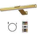 MIOBLUE Rechargeable Picture Lights with Remote,Full Metal Painting Light Display LED Battery Lamp with 3 Lighting Modes, Dimmable Dartboard Light