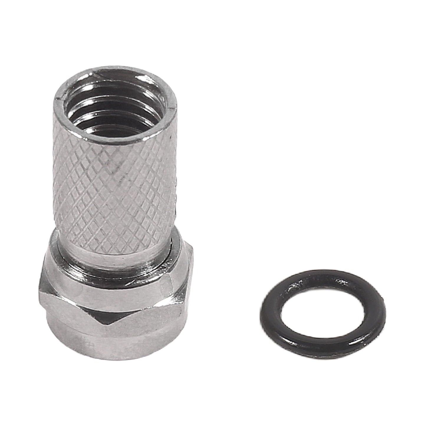 ATNSINC 18pcs Coaxial Cable Connectors, Nickel Plated 3GHz Coax Coupler for Coaxial Cable Extender, TV Cable Repair