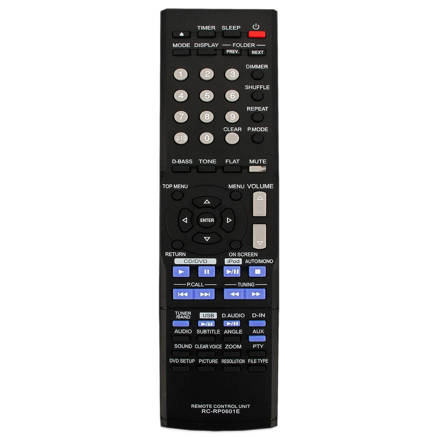 RC-RP0601E Remote Control for Kenwood Compact Hi-fi Component System K-821DV