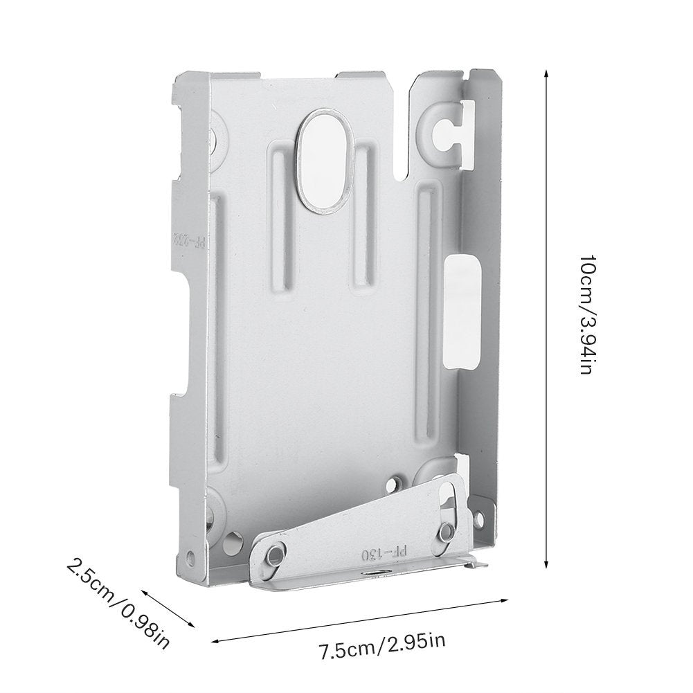 FOSA 3 Super Slim Hard Drive Bracket, 2.5" Hard Disk Drive Mounting Kit Bracket for CECH-400X, HDD Hard Disk Drive Holder Adapter with Screws