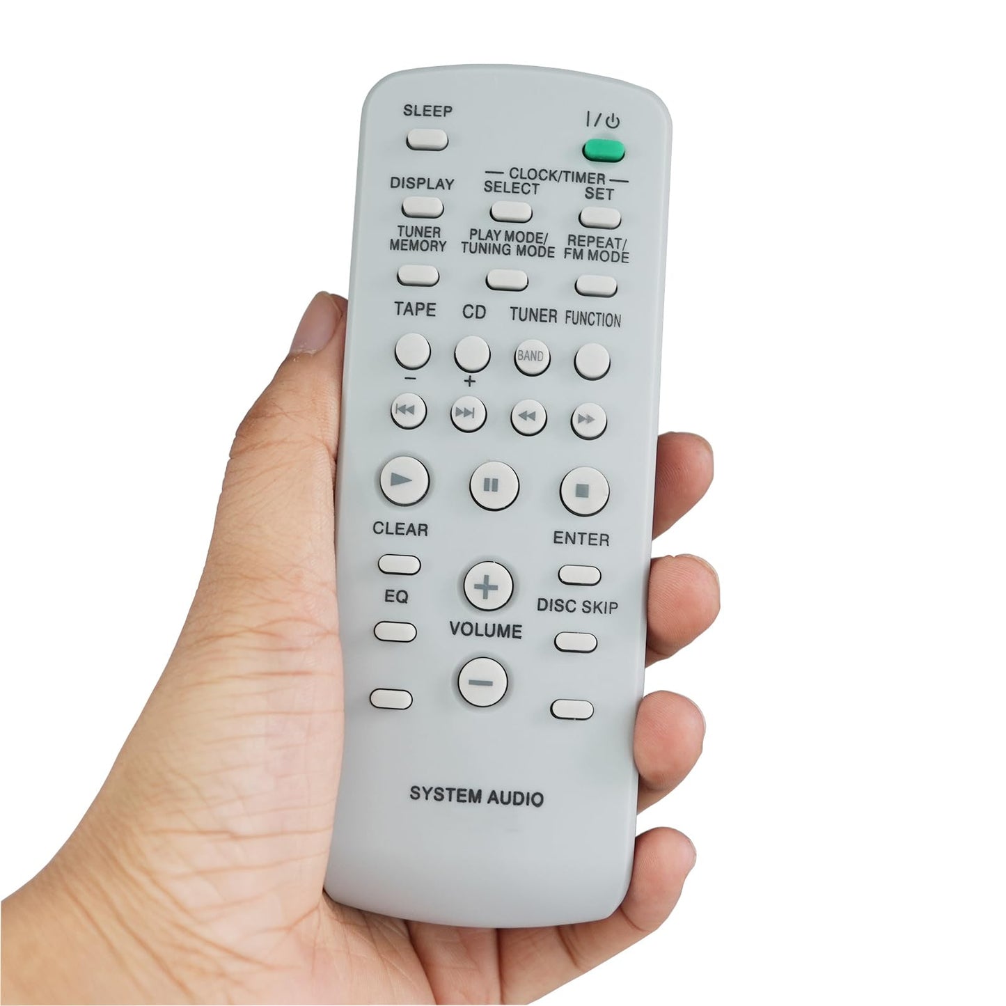 Replacement Remote Control Compatible for Sony MHC-EC77 HCD-EC77 MHC-EC68 HCD-EC68 Micro Hi-Fi Component System