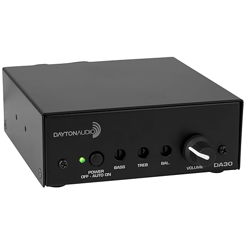 Dayton Audio DA30 2 x 15W Class D Bridgeable Mini Amplifier