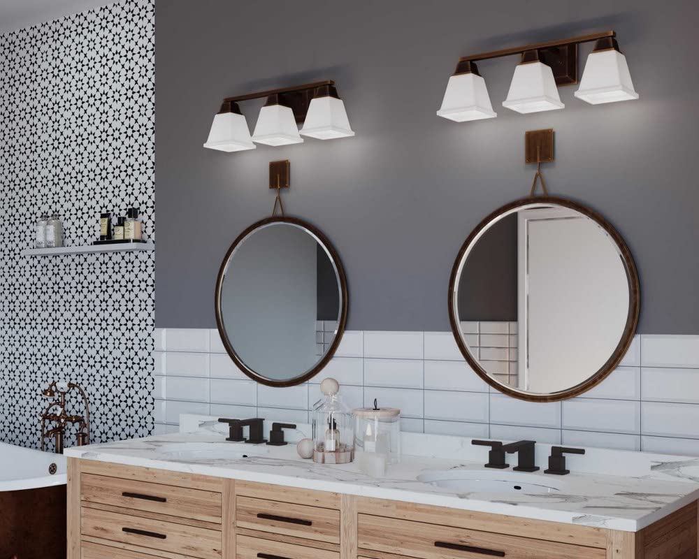 Progress Lighting P300160-31M Clifton Heights Bath & Vanity, Matte Black