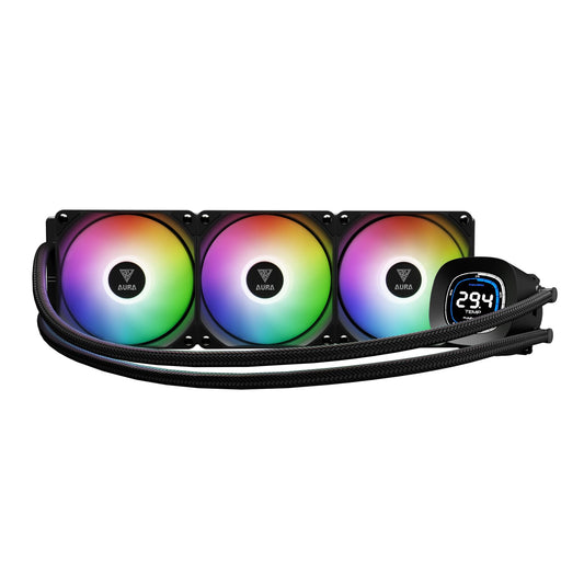 GAMDIAS Aura GL360 Digital AIO PC CPU Liquid Cooler