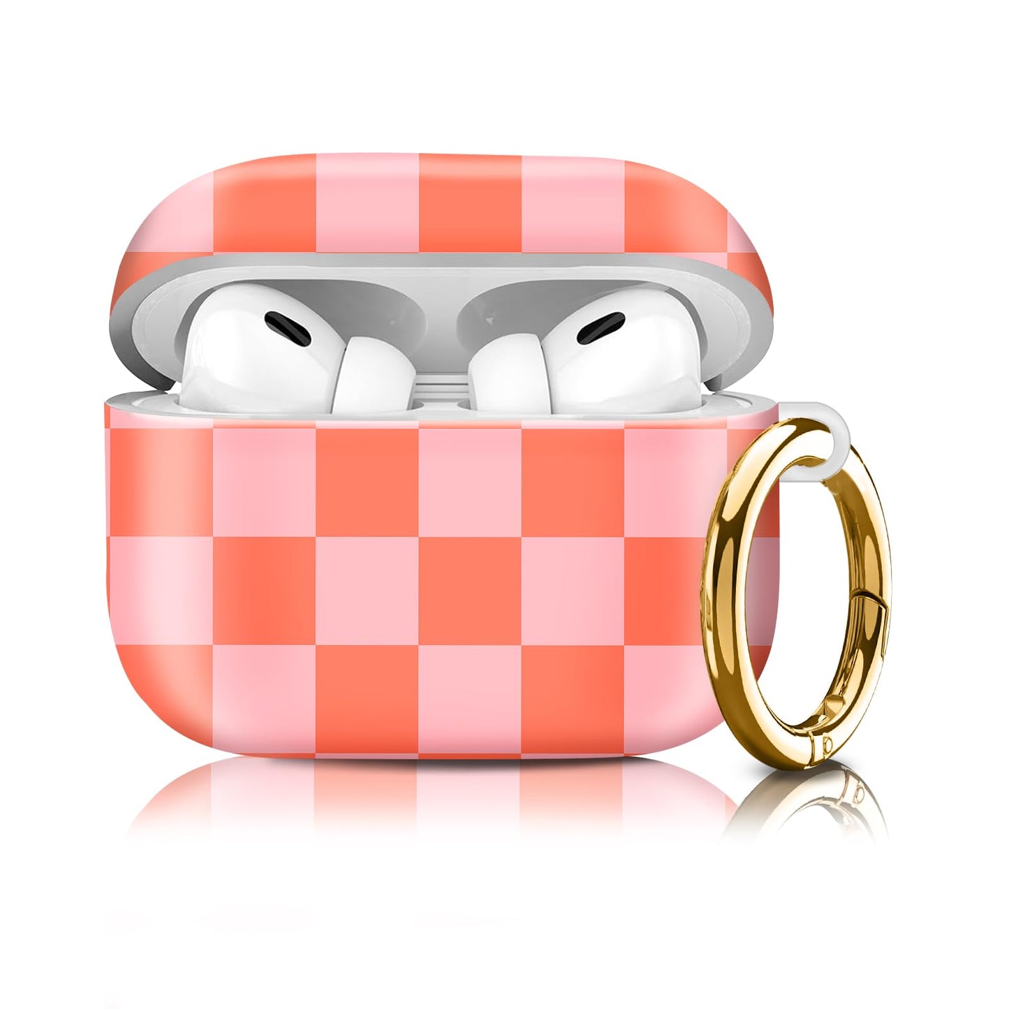 UJHMNO Compatiable for AirPod Pro 2nd/1st Generation Case,Lightweight & Durable Resistant Hard Case with Keychain,Stylish Design AirPod Case Cover