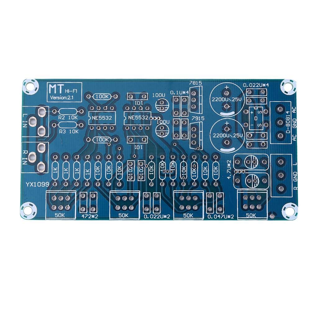 HiFi Amplifier?Valve Vacuum Tube Phono Preamplifier,Volume Tone Control Board Kits Amplifier Audio Board DIY Kits