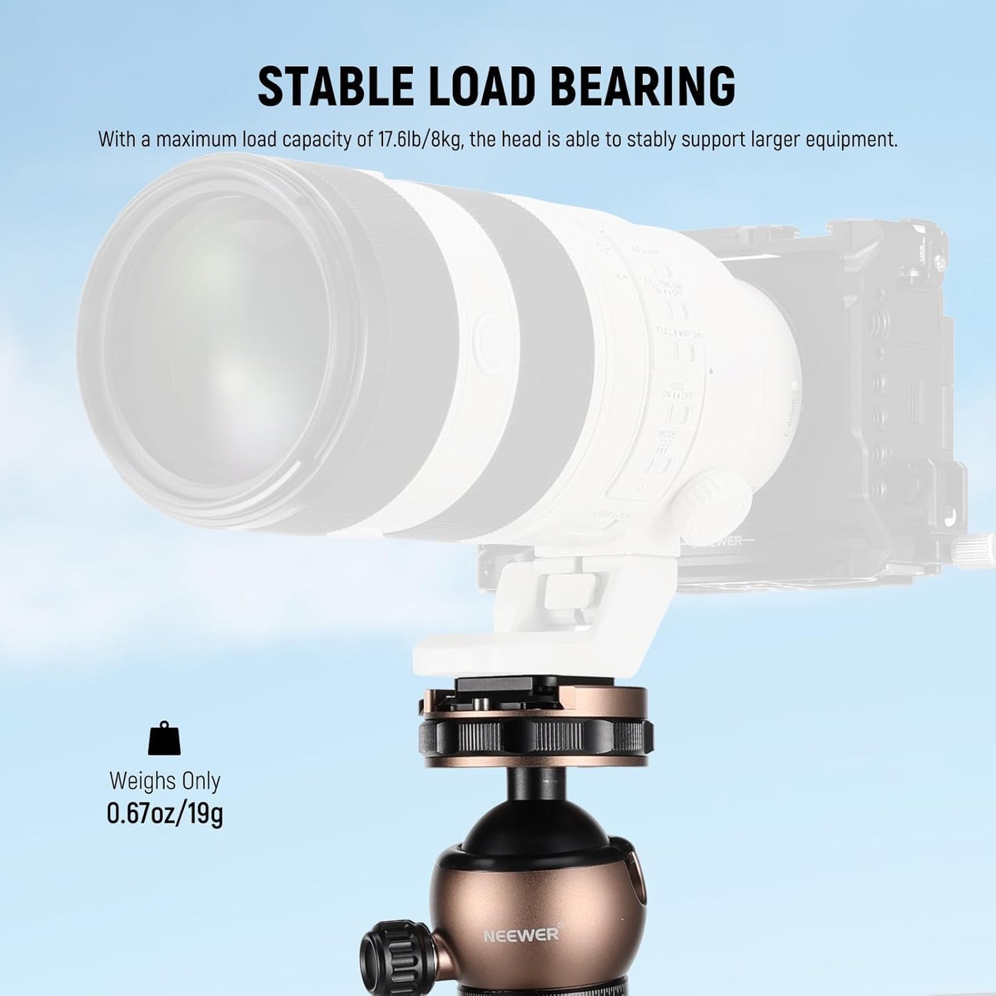 NEEWER Quick Release Plate 38mm Square Arca Type QR Camera Mount Plate for Camera Strap Clip, Tripod Head to Shoulder Strap Quick Switch with 4 Safety