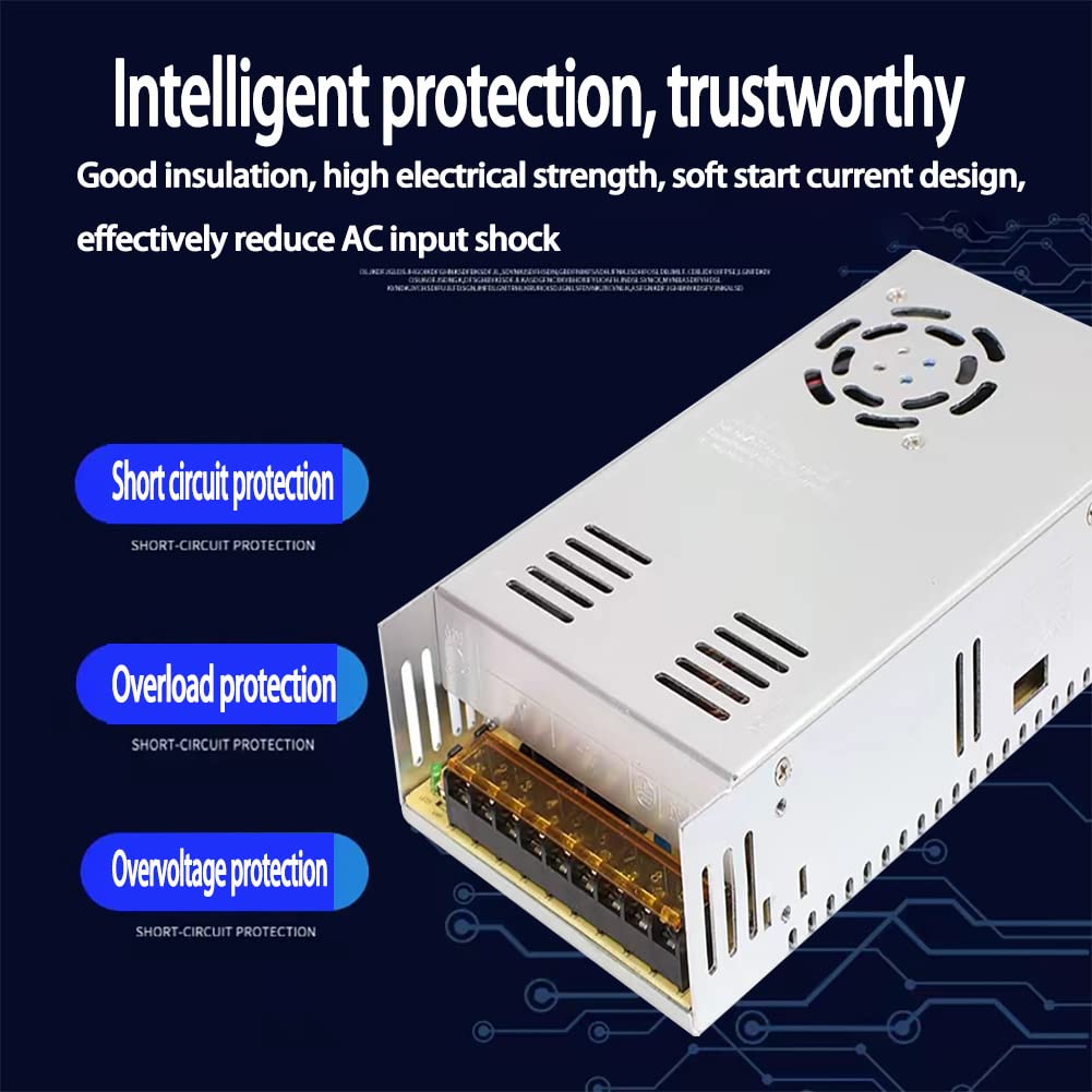 12v Power Supply 110 to 12v Converter 30 amp Power Supply (AC110V to DC12V 30A 360W)