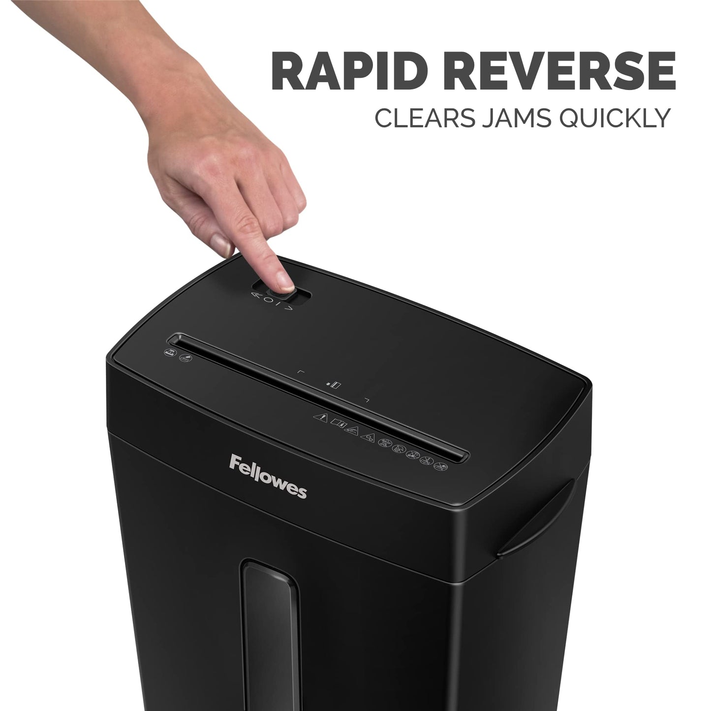 Fellowes P-40C 8 Sheet Cross-Cut Deskside Paper Shredder for Home Office