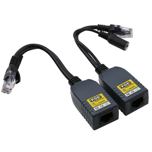 UHPPOTE PoE Splitter Injector Adapter Power Over 4 Cores Ethernet 100M Network UTP