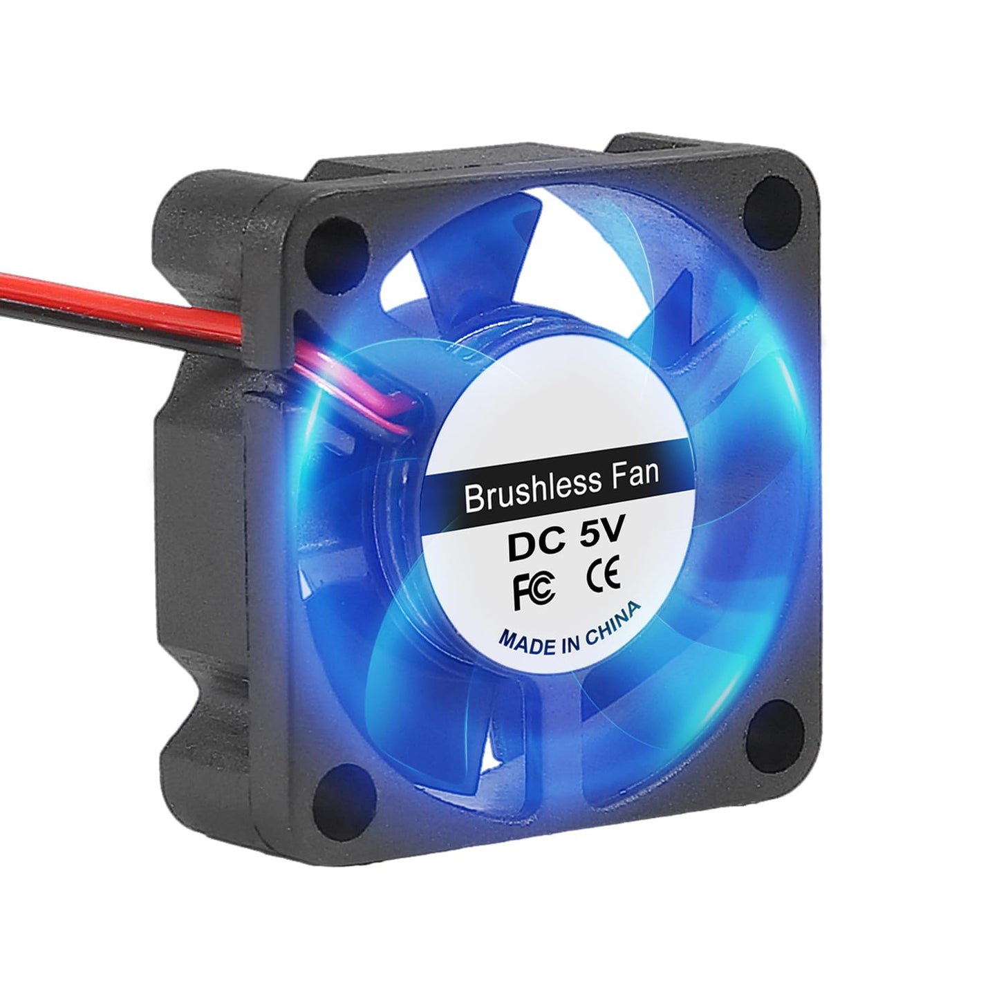 6pcs 3D Printer Fan 5V, 30mm Brushless Cooling Fan DC Mini Quiet Cooling Fan 30x30x10mm 2-pin Fan for 3D Printer DVR and Other Small Appliances Series