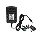 DIGISHUO DC 5V 2A 10W Power Supply Adapter Transformer Switch AC 110V/220V to DC 5V 2amp Switching Converter LED Driver for LED Strip Light CCTV…