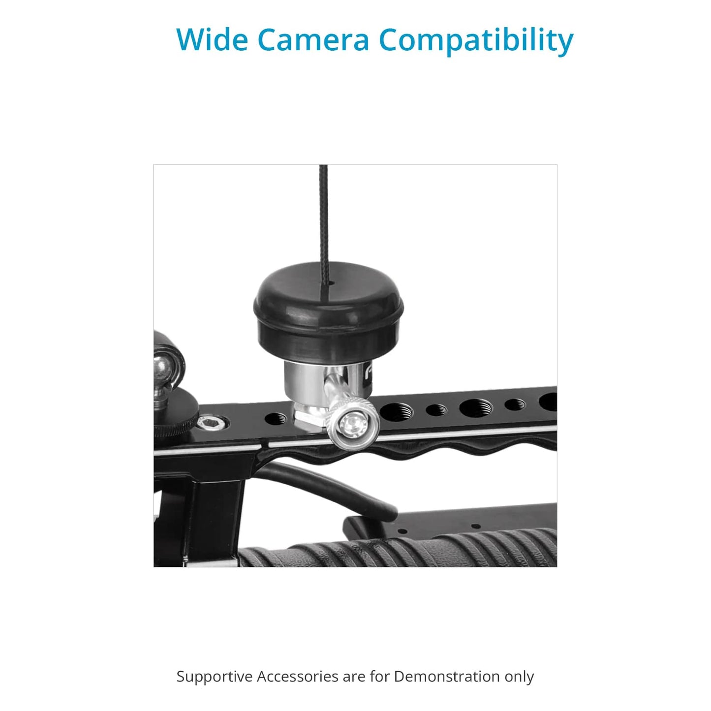 FLYCAM Quick Release Camera Hook for Flowline Body Support Rigs- Quick-Release Head, Four-Ball Studs. Payload up to 25kg/55lb (FLCM-FLN-CH)
