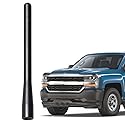 Anina 4.7" Car Radio Antenna Mast Compatible with 2006-2022 GMC Sierra Chevy Silverado Cobalt Aluminum Alloy Car Washproof Antenna for FM/AM Radio