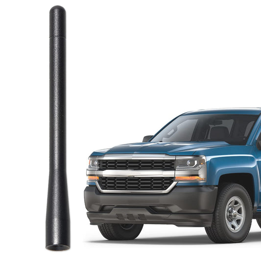 Anina 4.7" Car Radio Antenna Mast Compatible with 2006-2022 GMC Sierra Chevy Silverado Cobalt Aluminum Alloy Car Washproof Antenna for FM/AM Radio