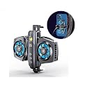 Phone Cooler for Tiktok Live Streaming, Mobile Gaming.Fast Cooling Cell Phone Refrigerator with Customized RGB Lighting, LED Temperature Display?Dual