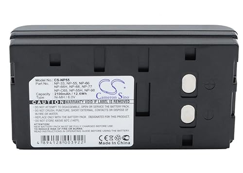 VI VINTRONS 2100mAh Battery for Sony CCD-F340, CCD-TR323, CCD-TRV29, CCD-V601, CCD-TR21