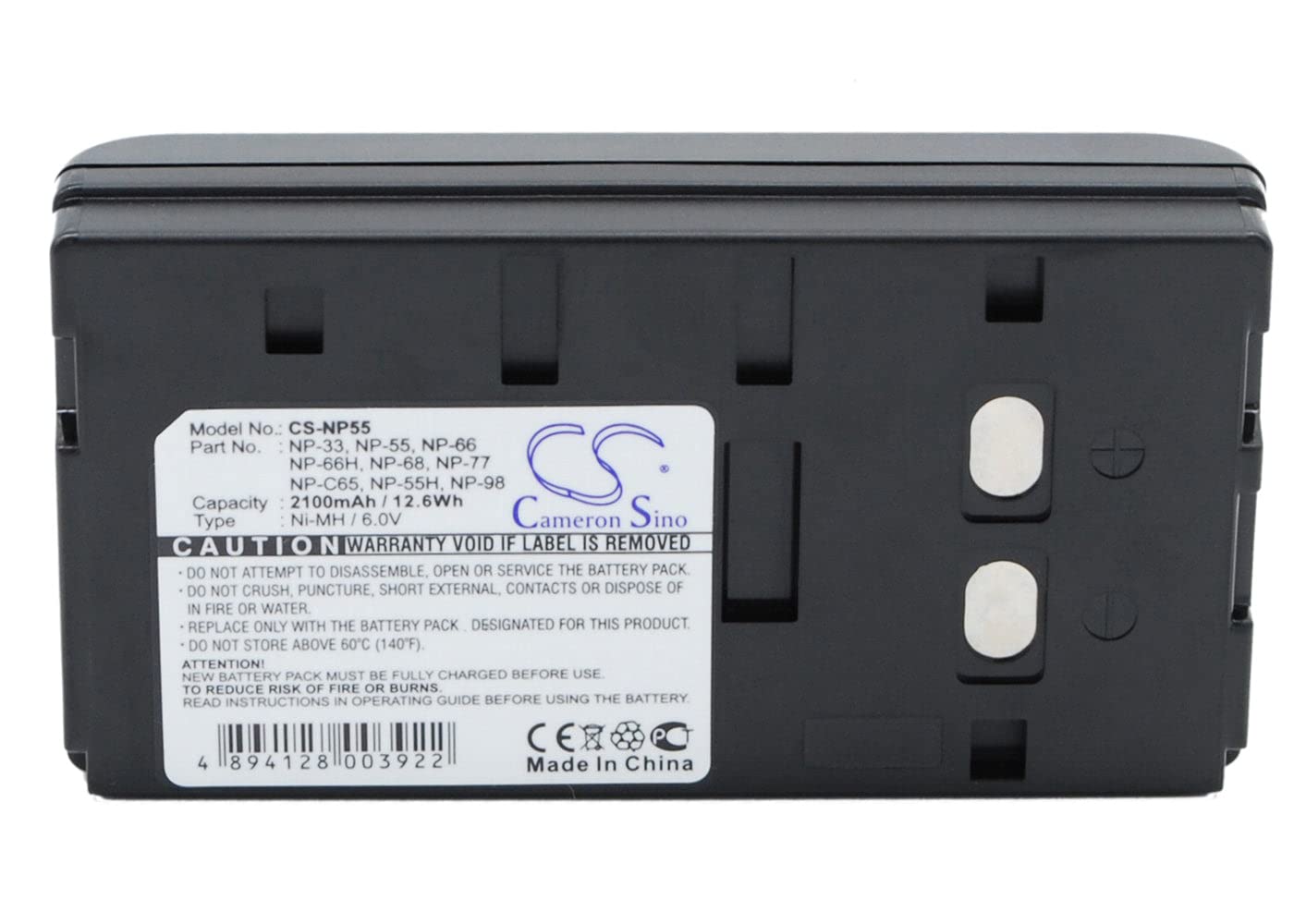VI VINTRONS 2100mAh Battery for Sony CCD-F340, CCD-TR323, CCD-TRV29, CCD-V601, CCD-TR21