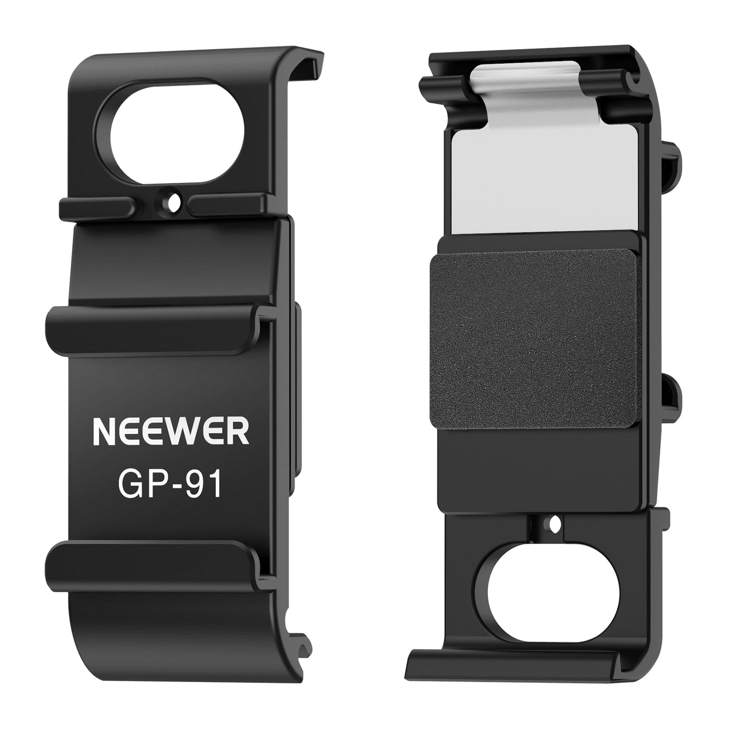 NEEWER Action Camera Side Door Compatible with GoPro Hero 13 12 11 10 9 Black, Dustproof Battery Compartment Cover Replacement with Cold Shoe
