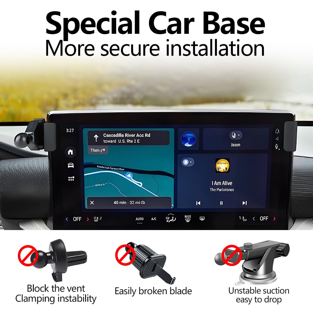 JIEZMO Car Magnetic Phone Mount for Ford Explorer 2025 2026 Auto Interior Accessories Best Cellphone Holder Mobile Cradle Cell Phones Navigation