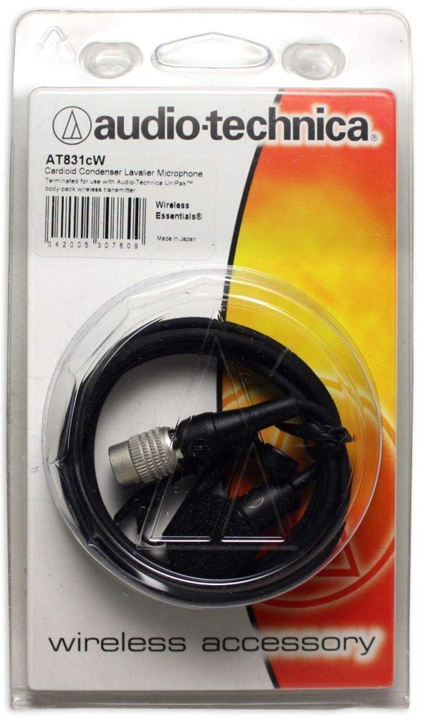 Audio Technica AT831CW Clip-On Lavalier Microphone