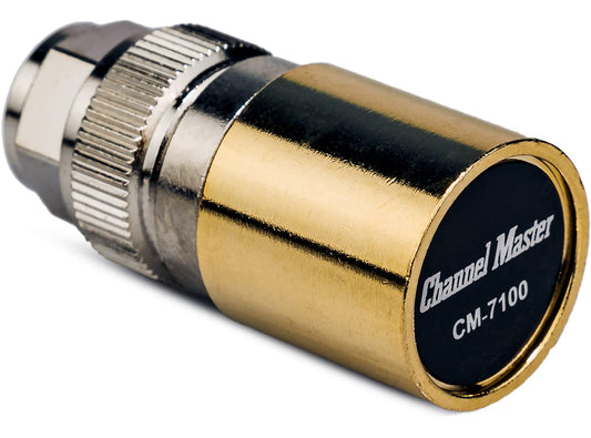 Channel Master Professional-Grade Antenna Port Terminator - F-Type Male Connector for Unused Coax Ports, Reduces Signal Interference and Noise