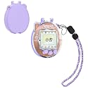 Geiomoo PC Cover for Tamagotchi Connection Case, Funny Flexible Scratch Resistant Protective with Lanyard (Purple)