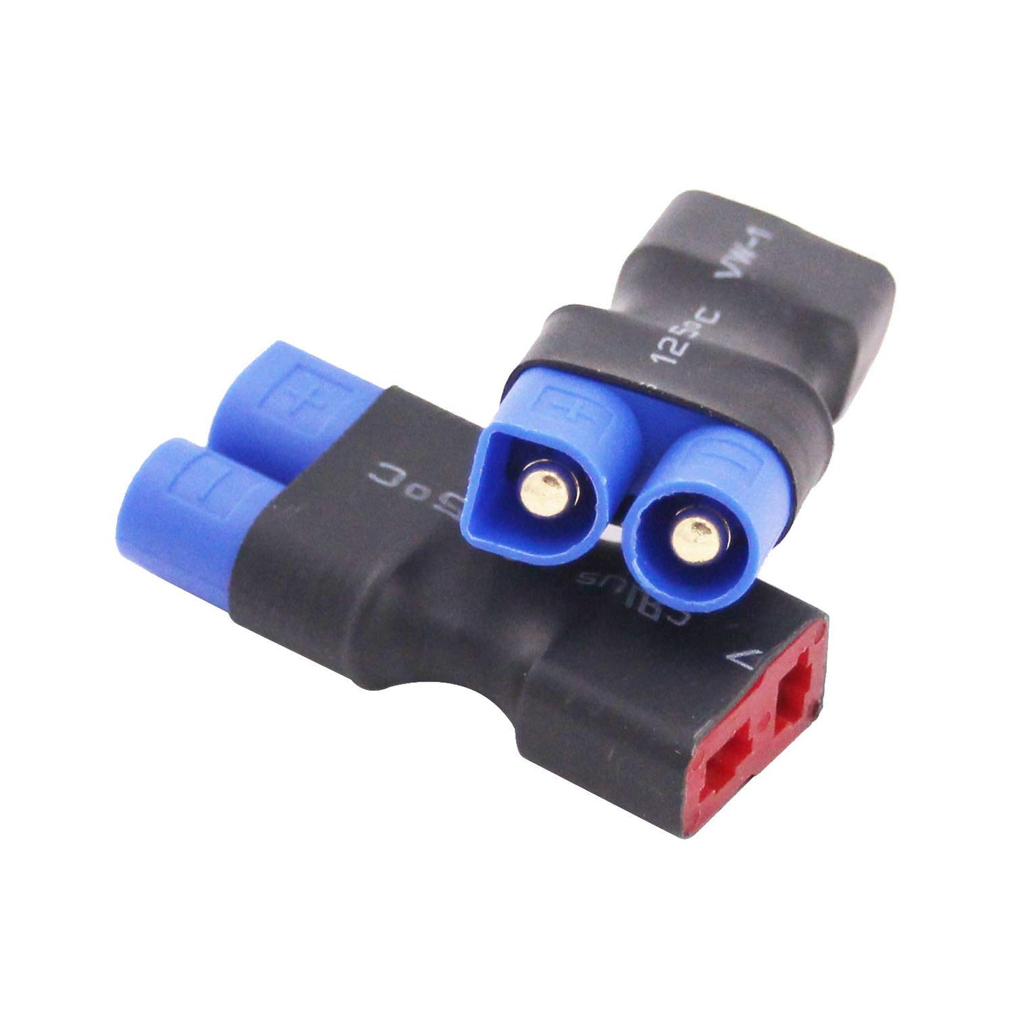BDHI 4pcs No Wires Connector - Female T-Plug Style to Male EC3 Adapter(B152-4)