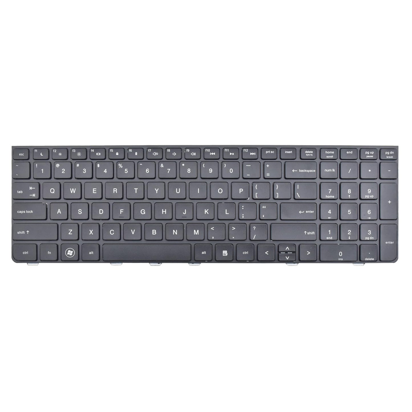 SUNMALL Keyboard Replacement Without Frame Compatible with HP ProBook 4530S 4535S 4730S 4735S Series Black US Layout