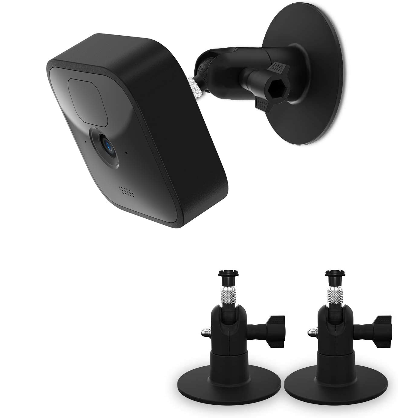 HOLACA Screwless Wall Mount Brackrt for Blink Outdoor 4/3 Camera Blink XT2/XT Blink Indoor Blink mini2/1, Easy to Install, No Tools Needed, No
