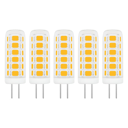 TZHILAN G4 LED Light Bulb 120V Dimmable, Brighter with Glass Cover, 2.5W Bi Pin Base Mini Lamp Warm White 3000k Equivalent 25W Halogen Bulb
