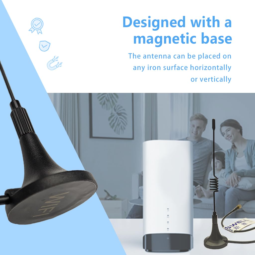 Low Profile WiFi Antenna WiFi, Wimax Bluetooth and Zigbee Short Monopole RP SMA Plug