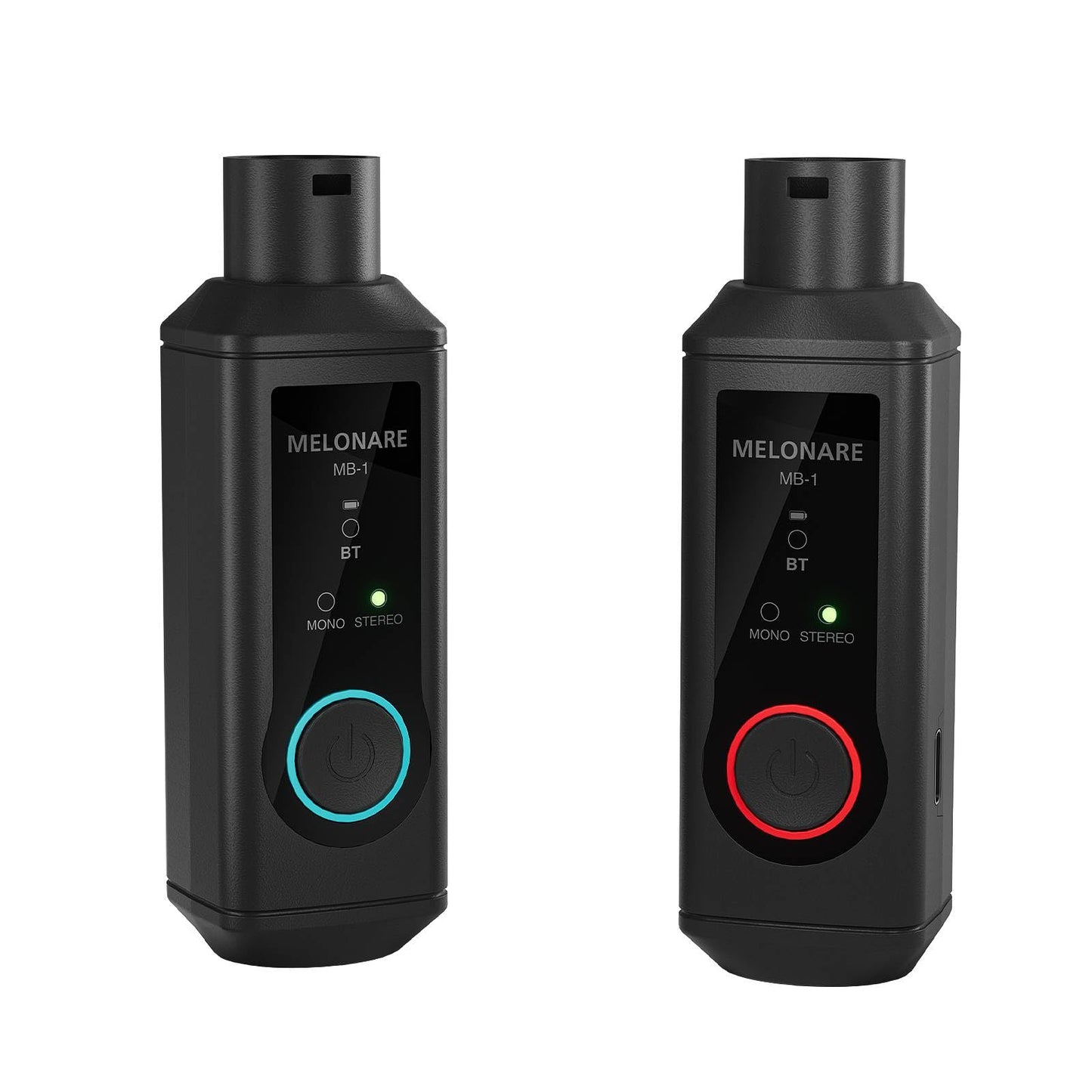 MELONARE MB-1 Wireless XLR Bluetooth Receiver, 15-Hour Battery Life, BT 5.3, High-Fidelity Audio, Mono/Stereo Mode, 150ft Range, Bluetooth Adapter