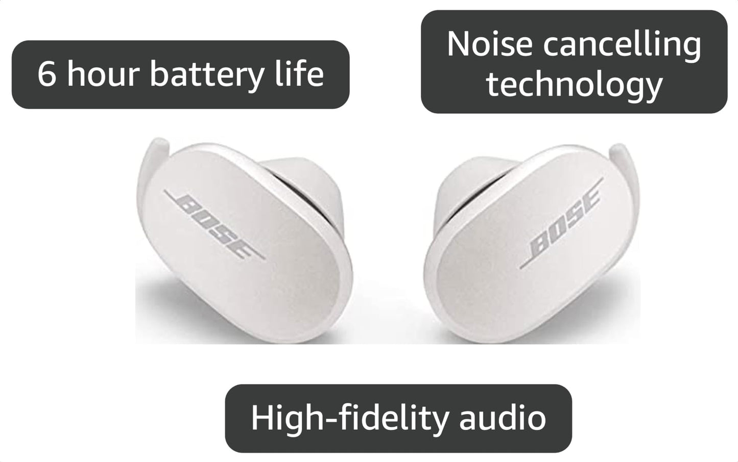 Bose QuietComfort II In-Ear True Wireless Earbuds - Soapstone (Renewed)