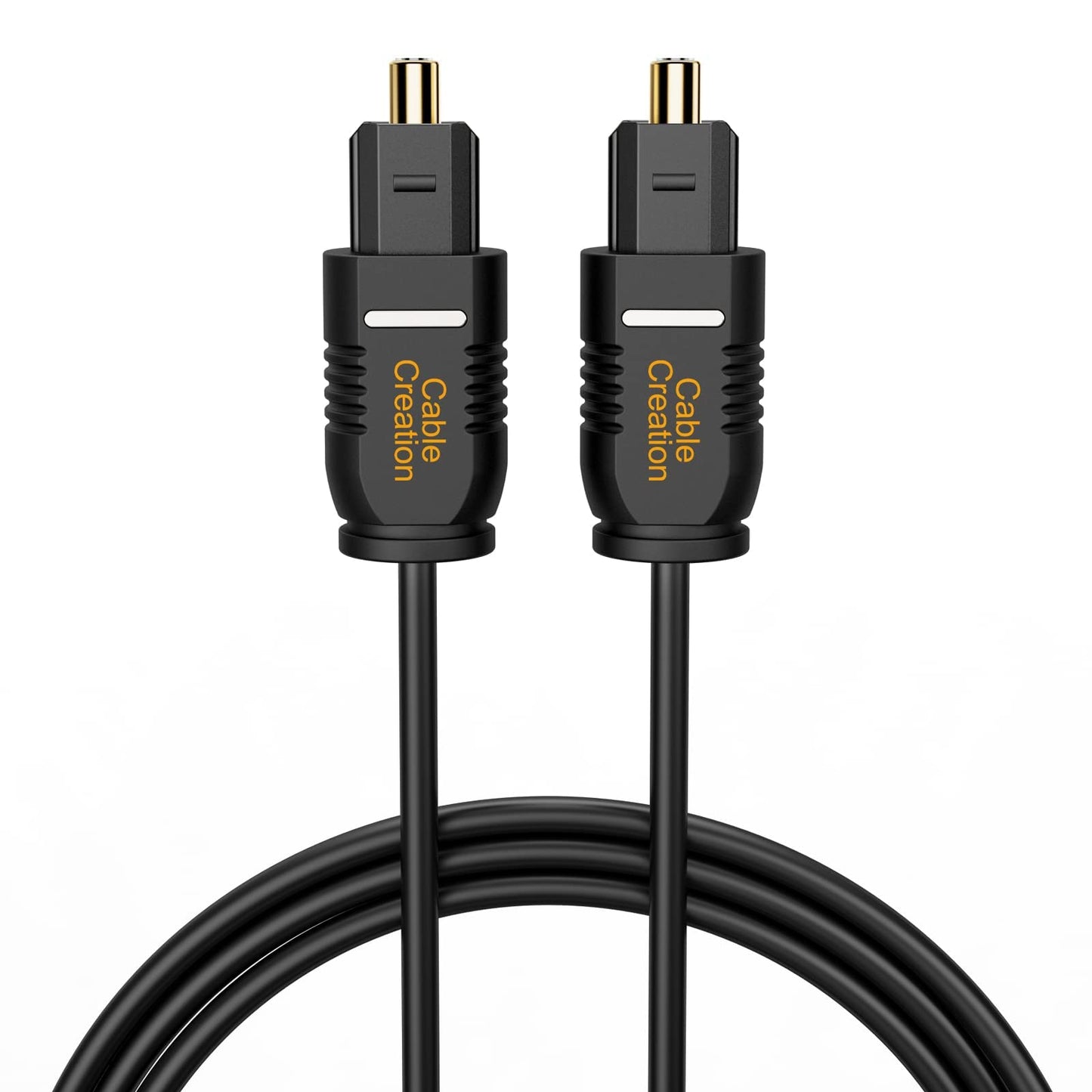 CableCreation Optical Digital Audio Cable 15FT, Thin Fiber Optic Toslink Gold Plated Optical S/PDIF Cord for Home Theater, Sound Bar, TV, PS4, Xbox