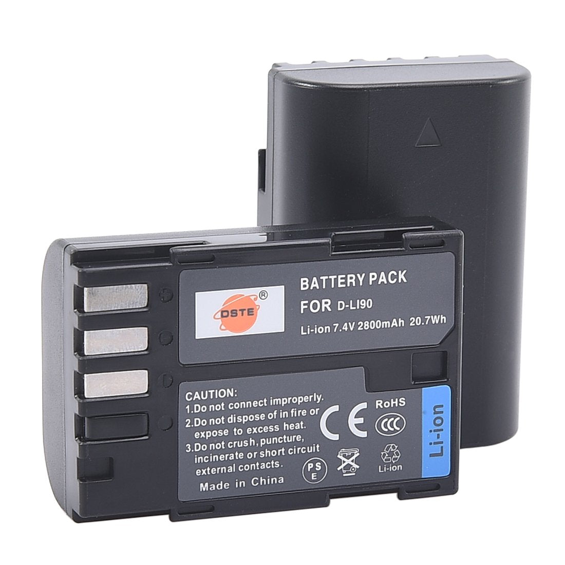 DSTE® Pro D-BG4 Vertical Battery Grip + 2X D-LI90 Battery for Pentax K-7 K-5 K-5ii K-5iis Digital Cameras