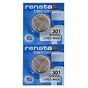 Renata 301 SR43SW Batteries - 1.55V Silver Oxide 301 Watch Battery (2 Count)