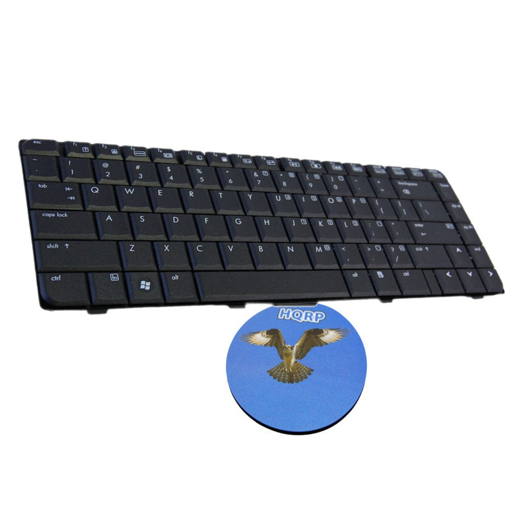 HQRP Laptop Keyboard for HP Pavilion DV6633US / DV6634NR / DV6636NR / DV6640NR / DV6640US Notebook Replacement Plus Coaster