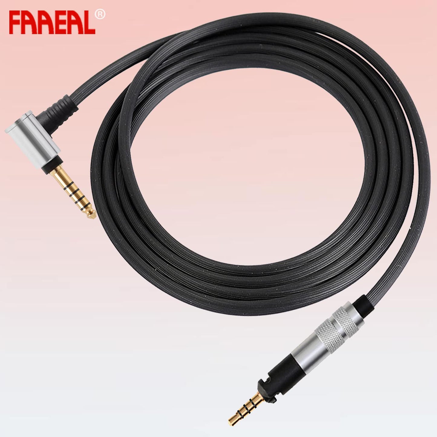FAAEAL Balance Cable Compatible with Sennheiser HD599 HD598 HD558 HD518 Audio-Technica ATH-M50X ATH-M70X Headphones for Musician Audiophile 4.9ft…