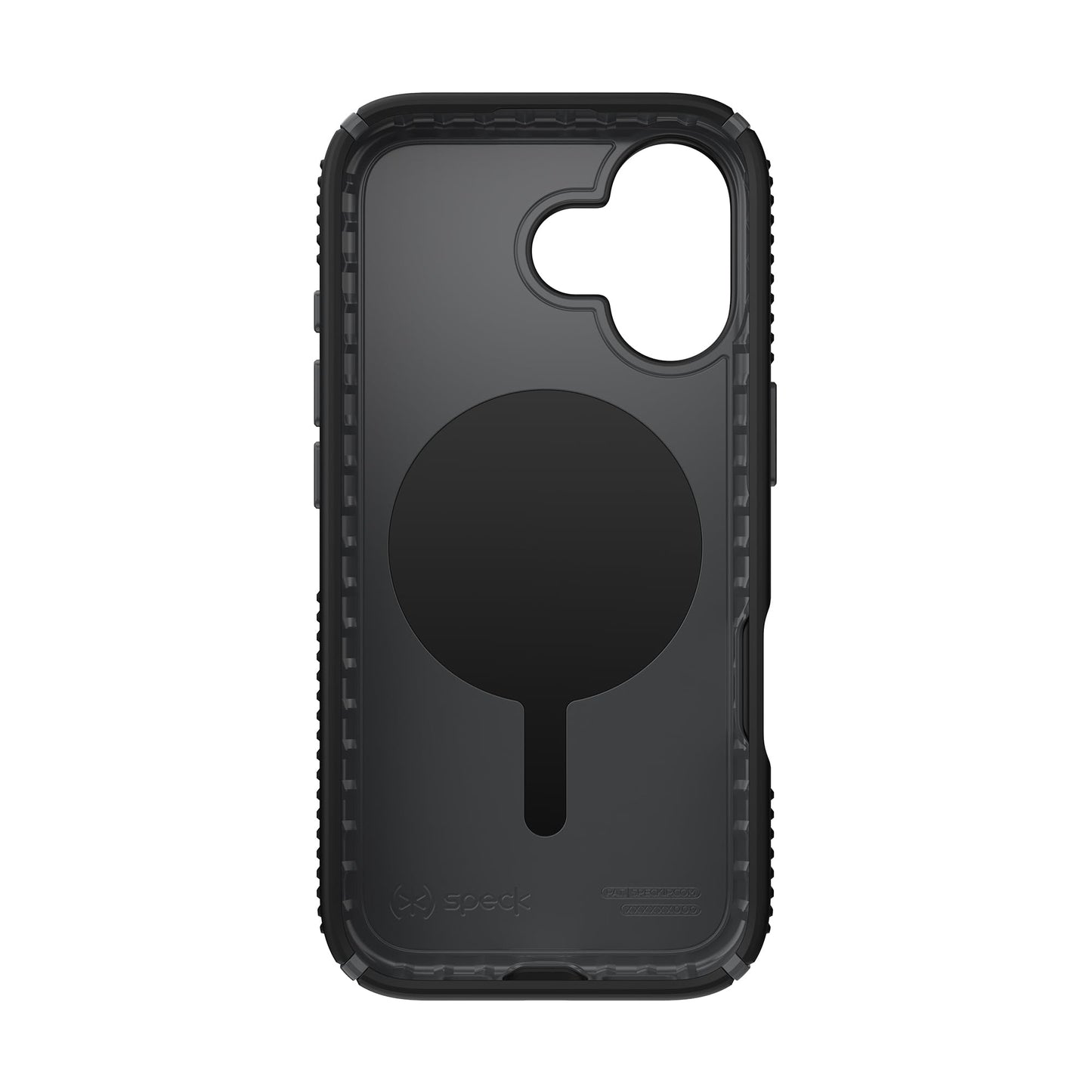 Speck PRESIDIO2 Grip for iPhone 17 Case, MagSafe-Compatible, Slim Protective Case, Black/Slate Grey/White