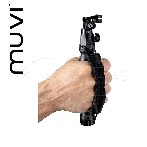 Veho Muvi Palm Strap Mount for Snowboarding/Skydiving/Surfing/Scuba/Action Sports for Muvi KX-Series | Muvi K-Series | Muvi HD | Muvi Micro - Black