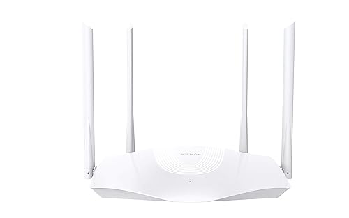 Tenda Wi-Fi 6 Router AX1800 Smart WiFi Router (RX3) -Dual Band Gigabit Wireless Internet Router?with MU-MIMO+OFDMA, 1.8GHz Quad-Core CPU, Up to 1200
