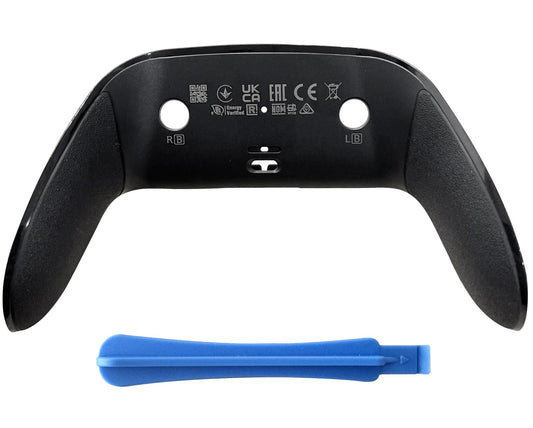 Replacement Back Shell Cover Trim forDualSense Edge Controller Compatible withPS5 DSE- Clip-On Housing with OEM-Spec Soft Rubber Grip, Fixes Yellowing