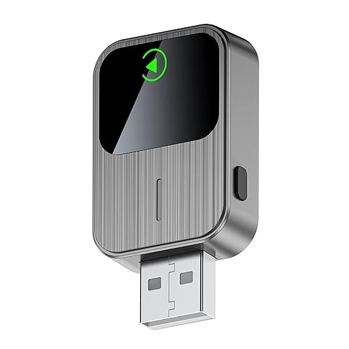 Wireless CarPlay Adapter for iPhone - Wired to Wireless CarPlay,Plug & Play,Fast & Stable Connection,Mini USB & Reset Button,Compatible with Cars